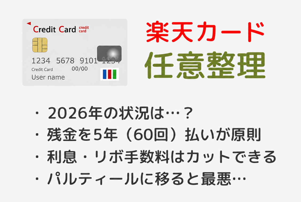 楽天カードの任意整理