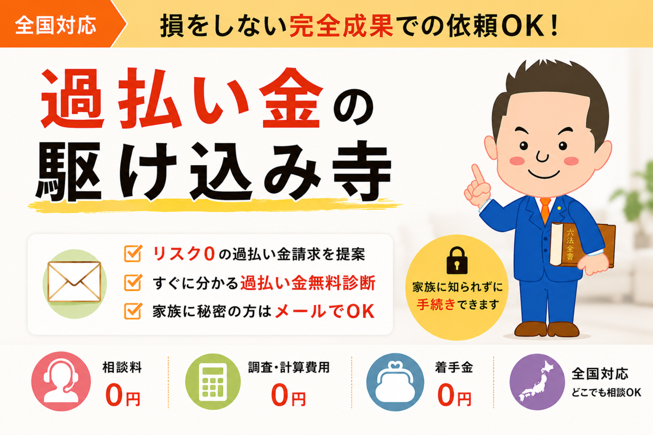 過払い金無料相談センターTOPページ